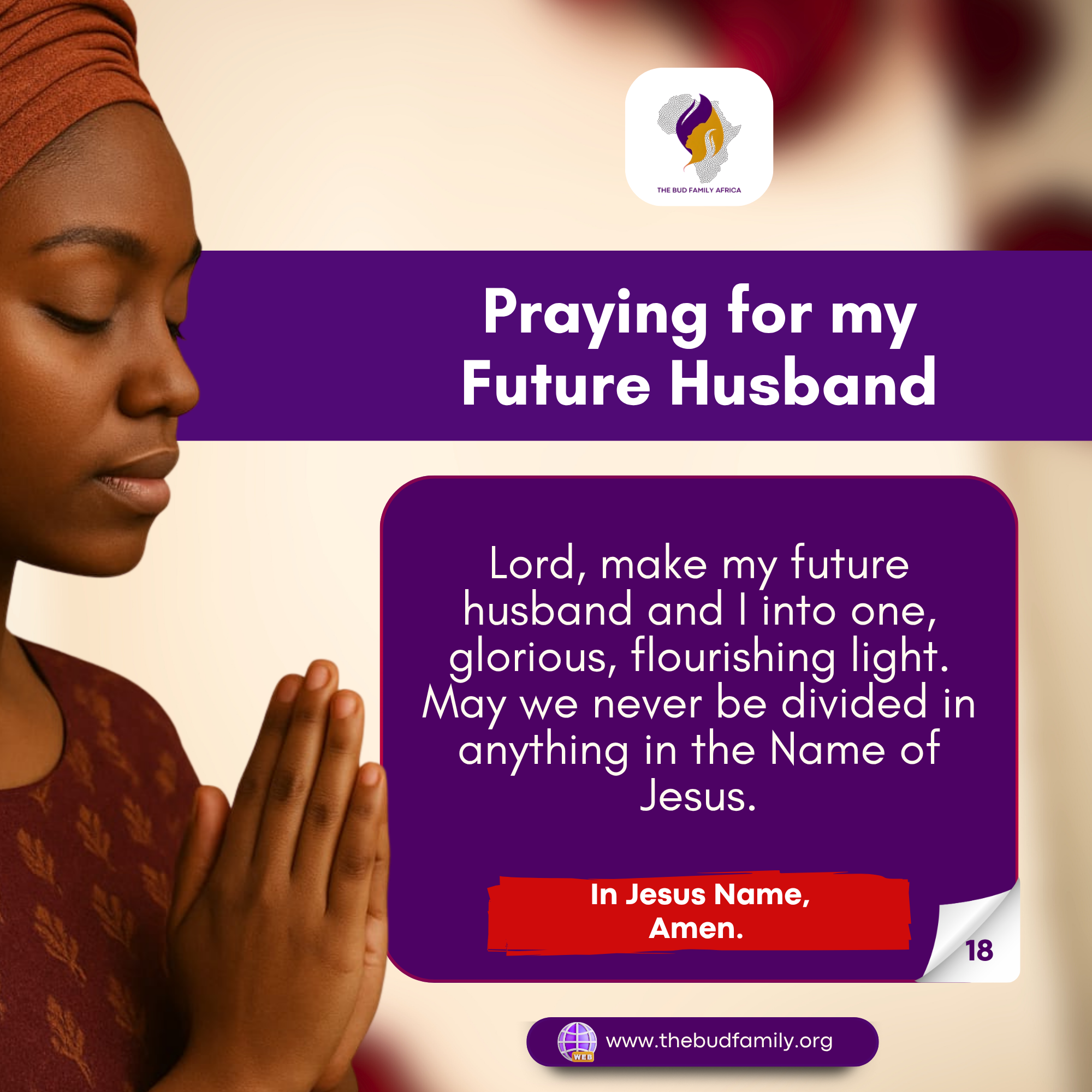 PRAYING FOR MY FUTURE HUSBAND