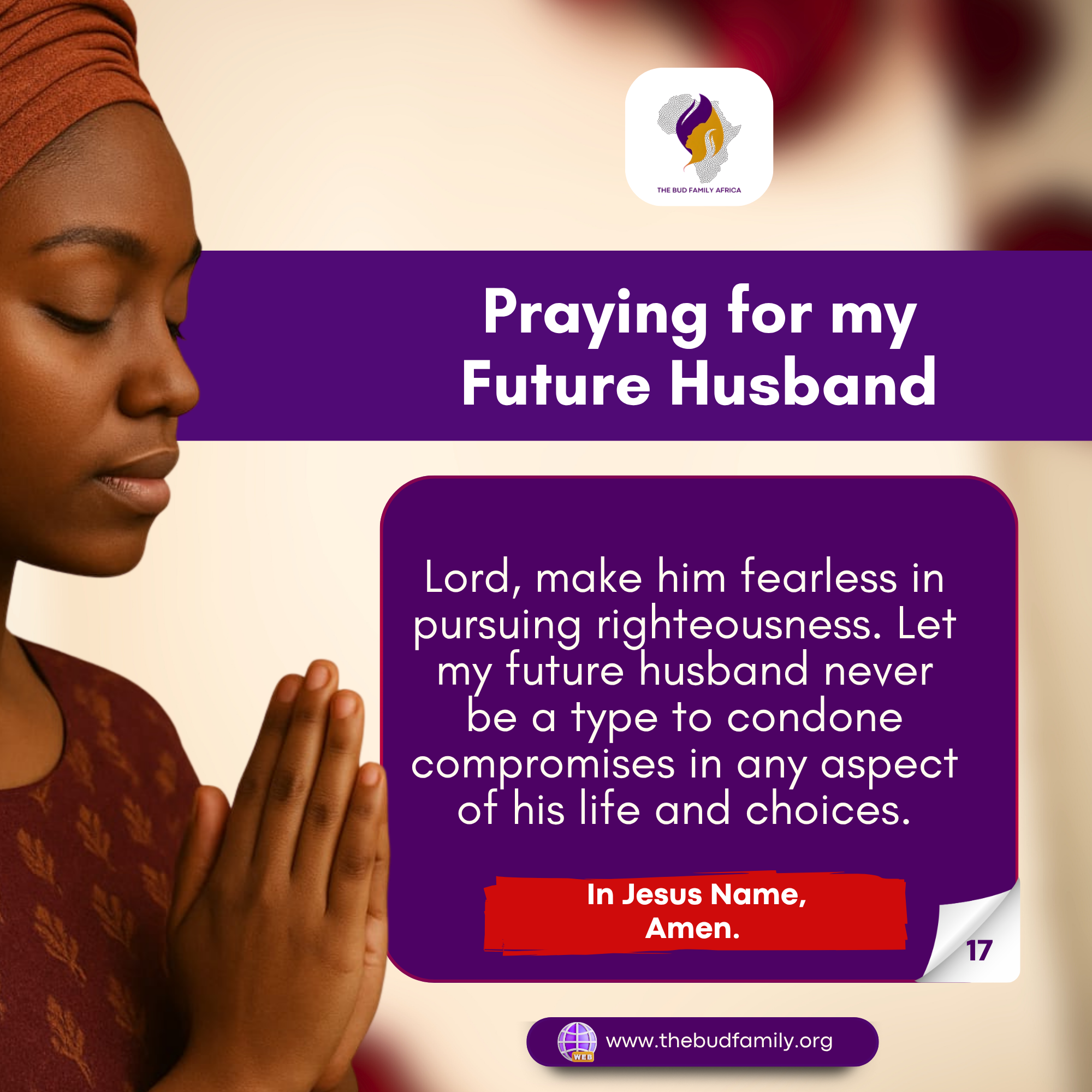 PRAYING FOR MY FUTURE HUSBAND DAY 17