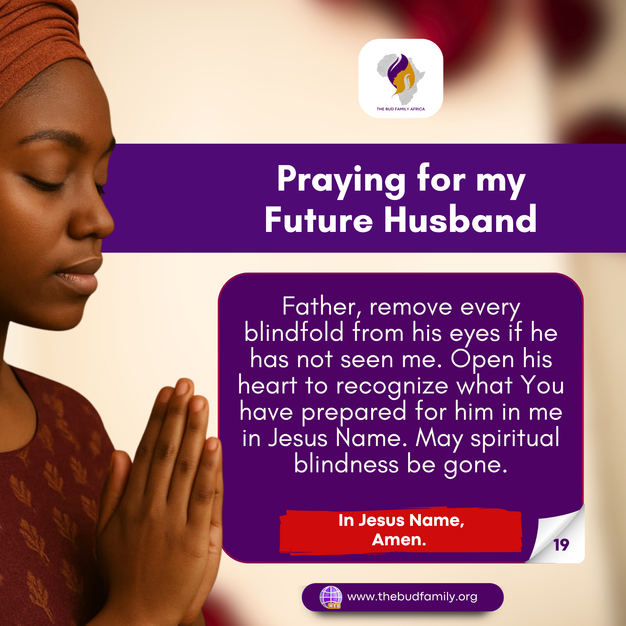PRAYING FOR MY FUTURE HUSBAND