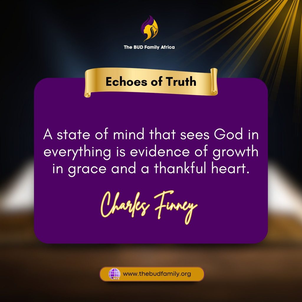 Grow in Thankfulness