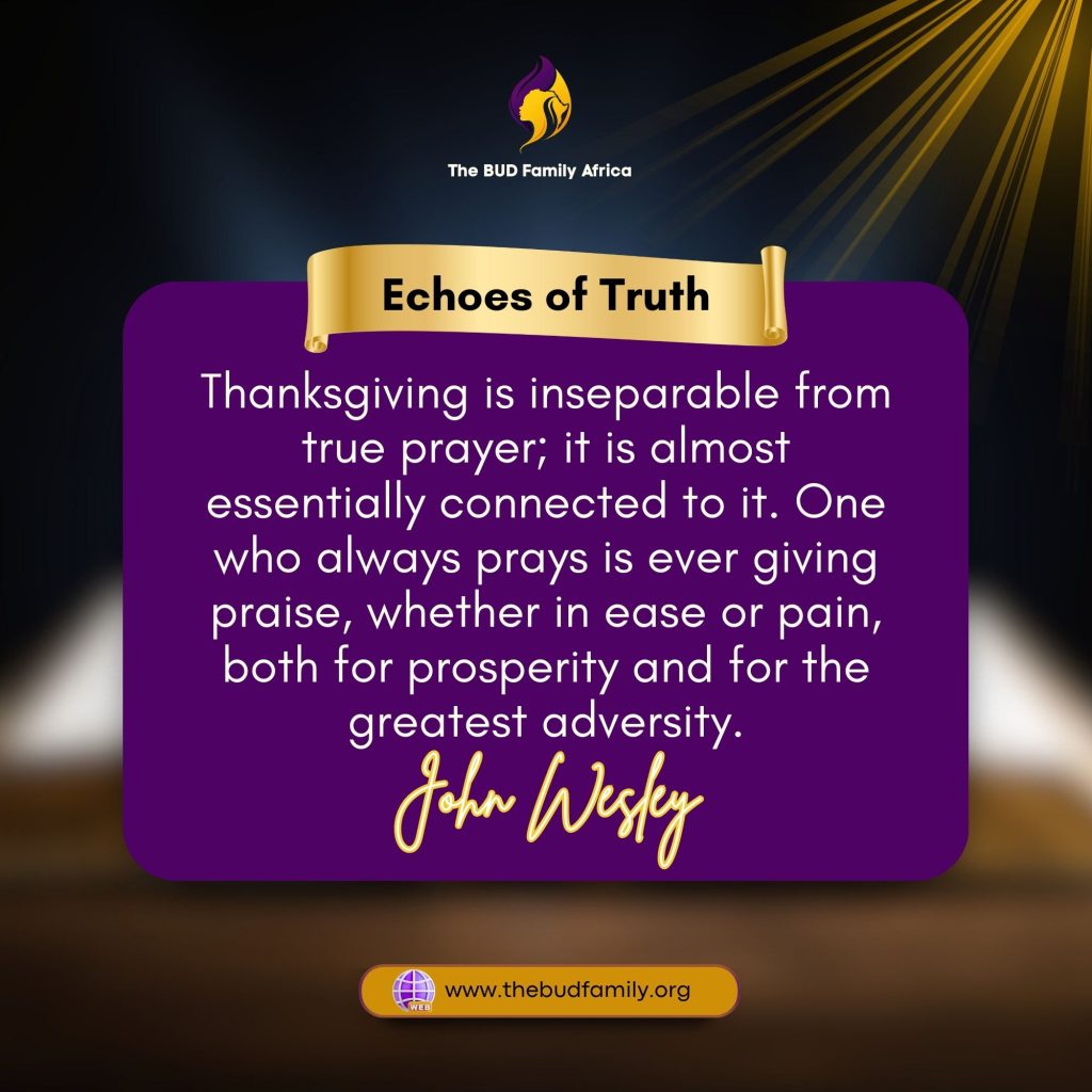 Gratitude Invites God’s Presence
