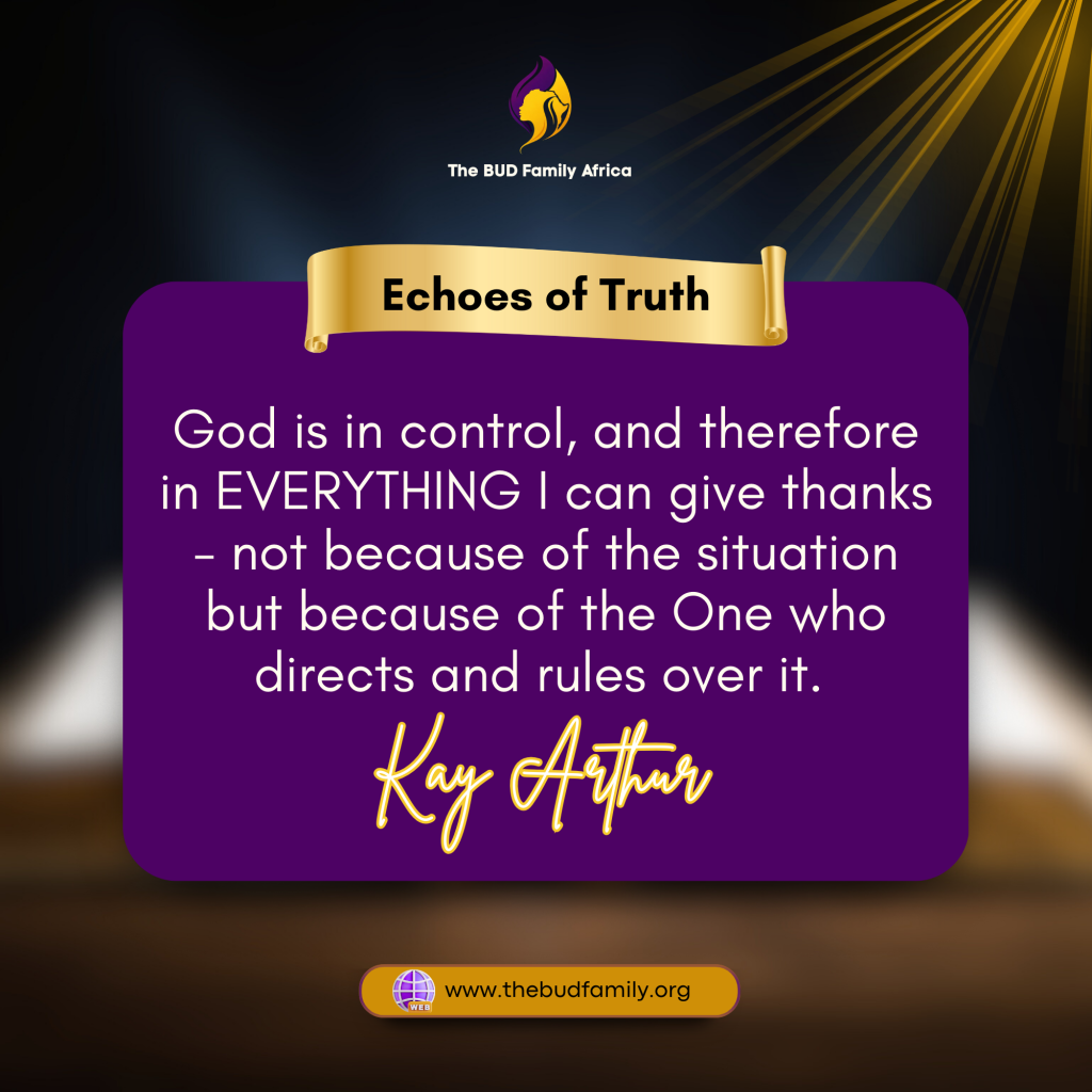 Gratitude is God’s Will