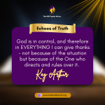 Gratitude is God’s Will