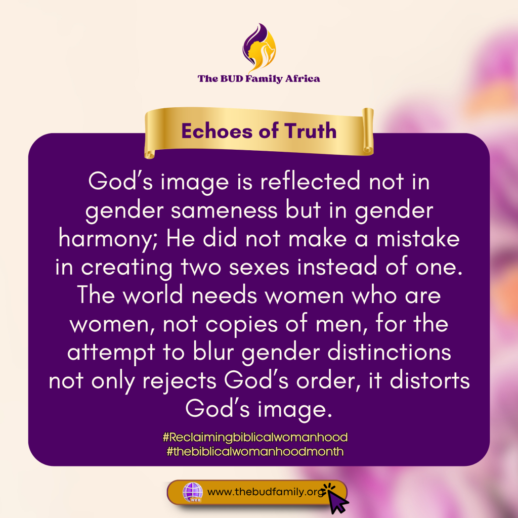 Gender Sameness Destroys the Image of God