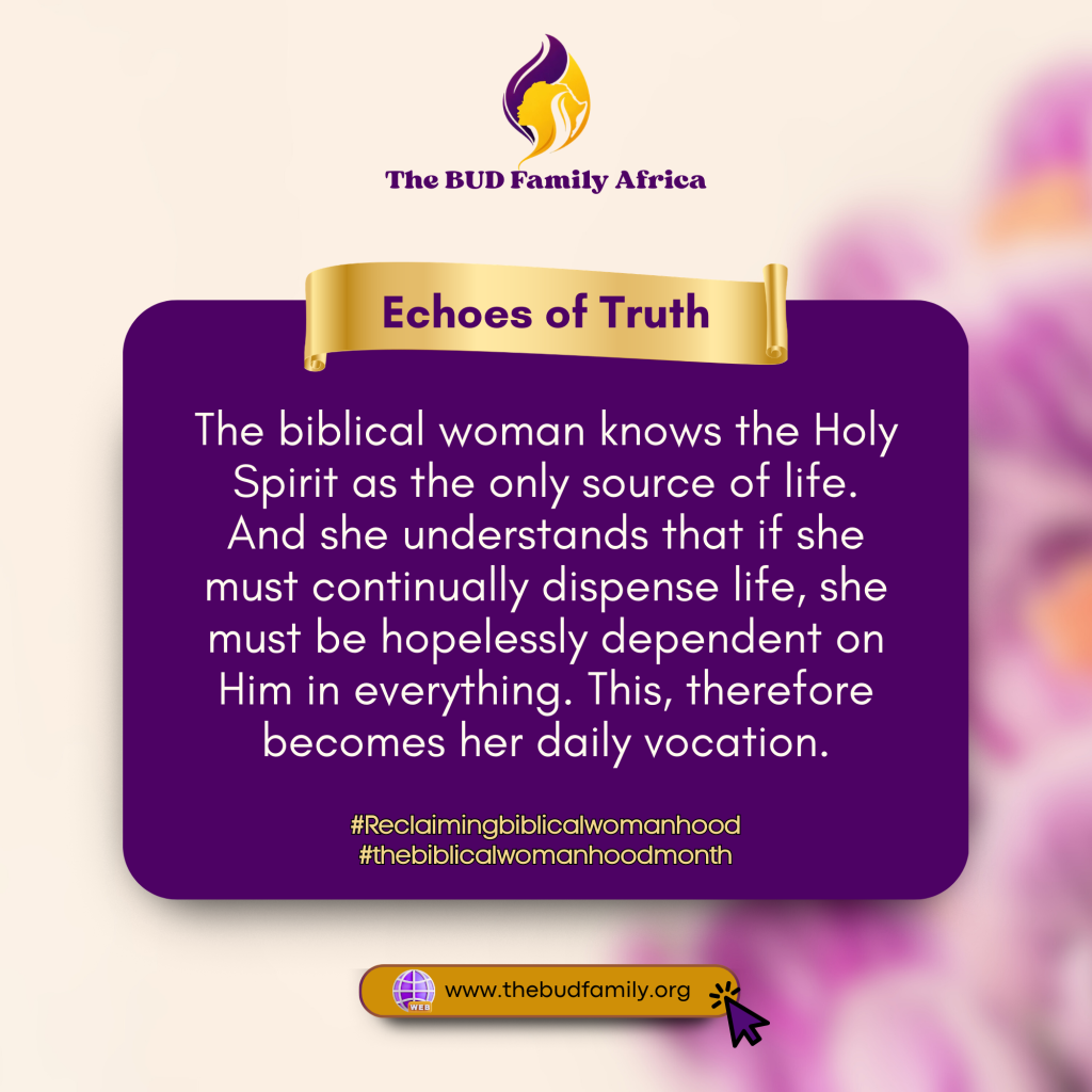 Woman, No Holy Spirit, No Power!