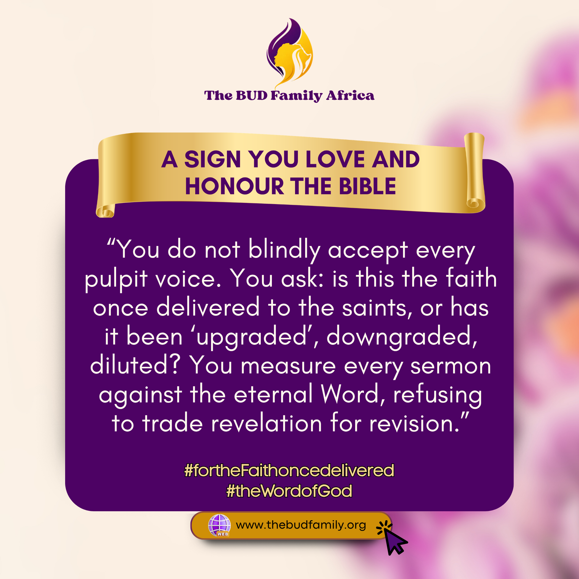 Weighing Every Voice by Scripture
