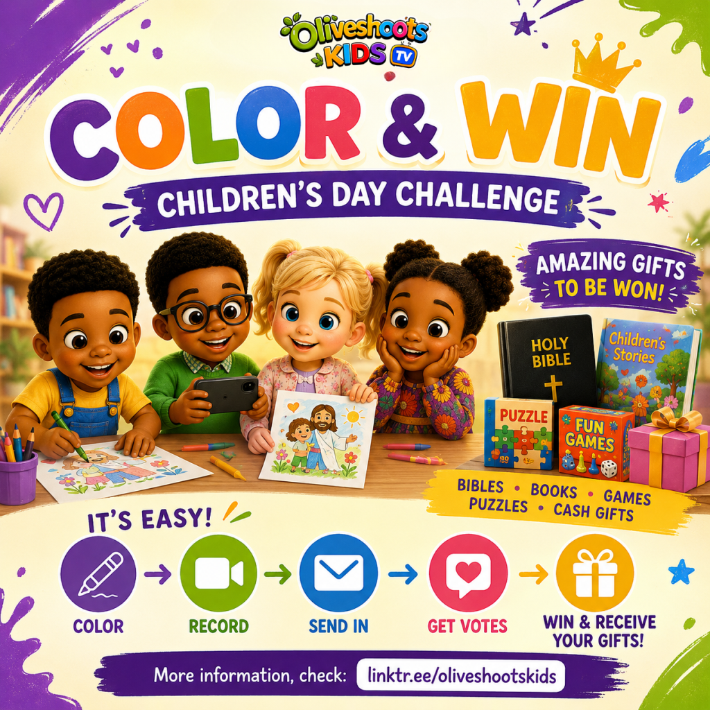 Oliveshoots Kids Children’s Day Color & Win Challenge 2026