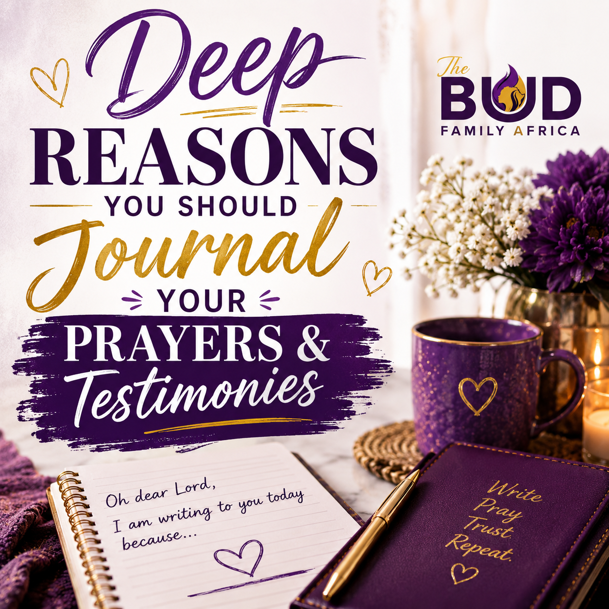 Deep Reasons You Should Journal Your Prayers & Testimonies
