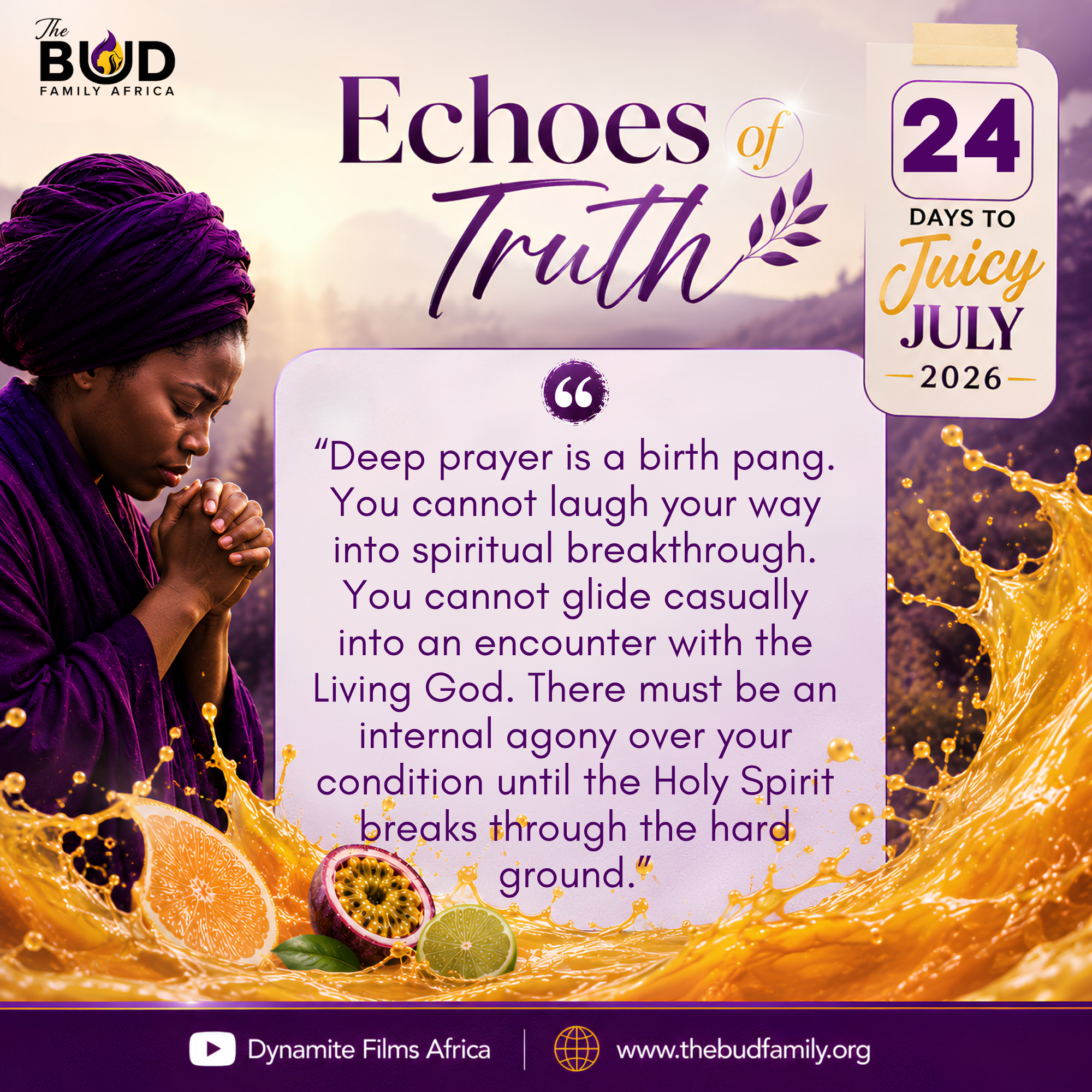 Go Get Your Birth Pangs or No Breakthrough!