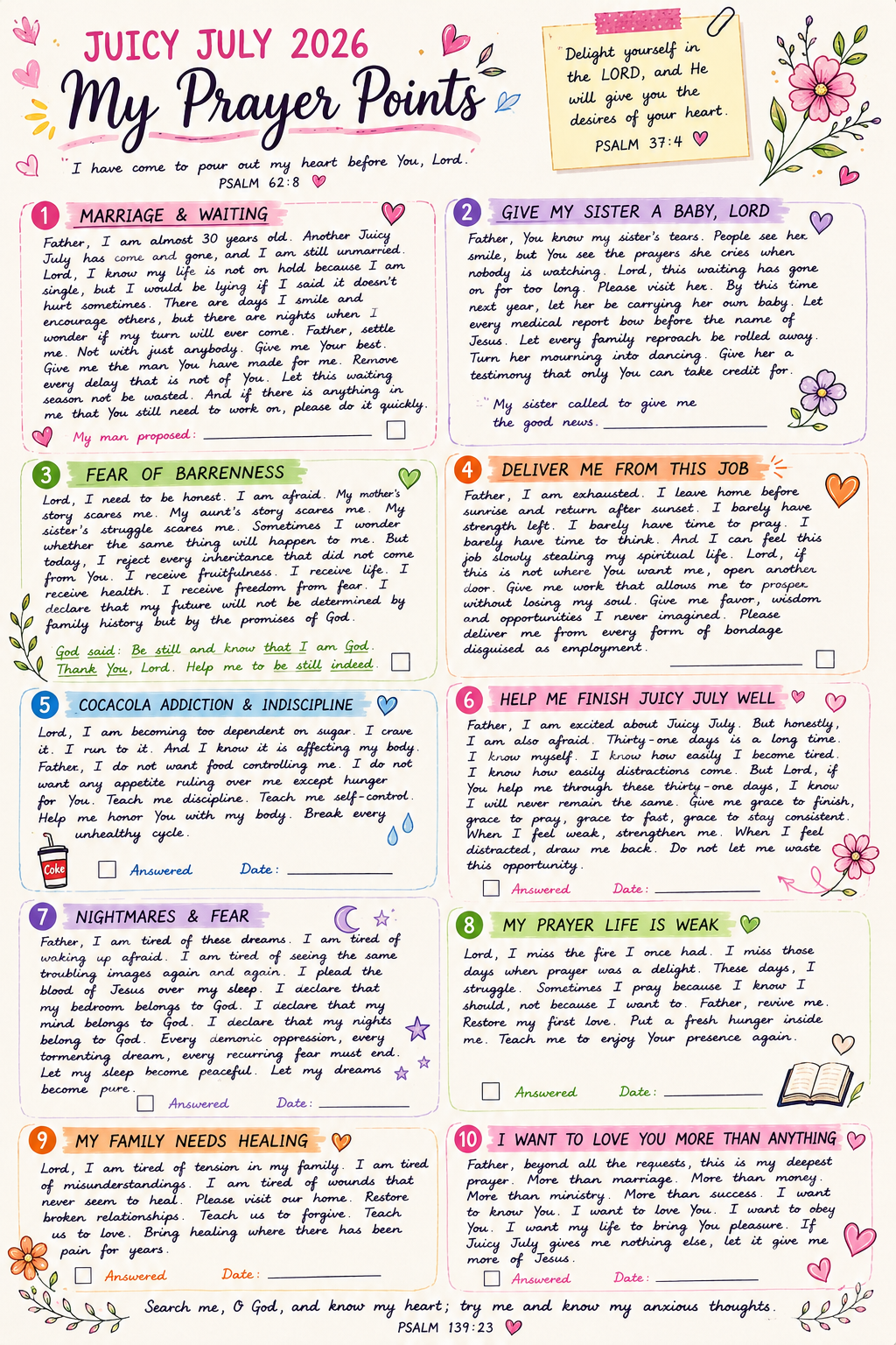 Deep Reasons You Should Journal Your Prayers & Testimonies