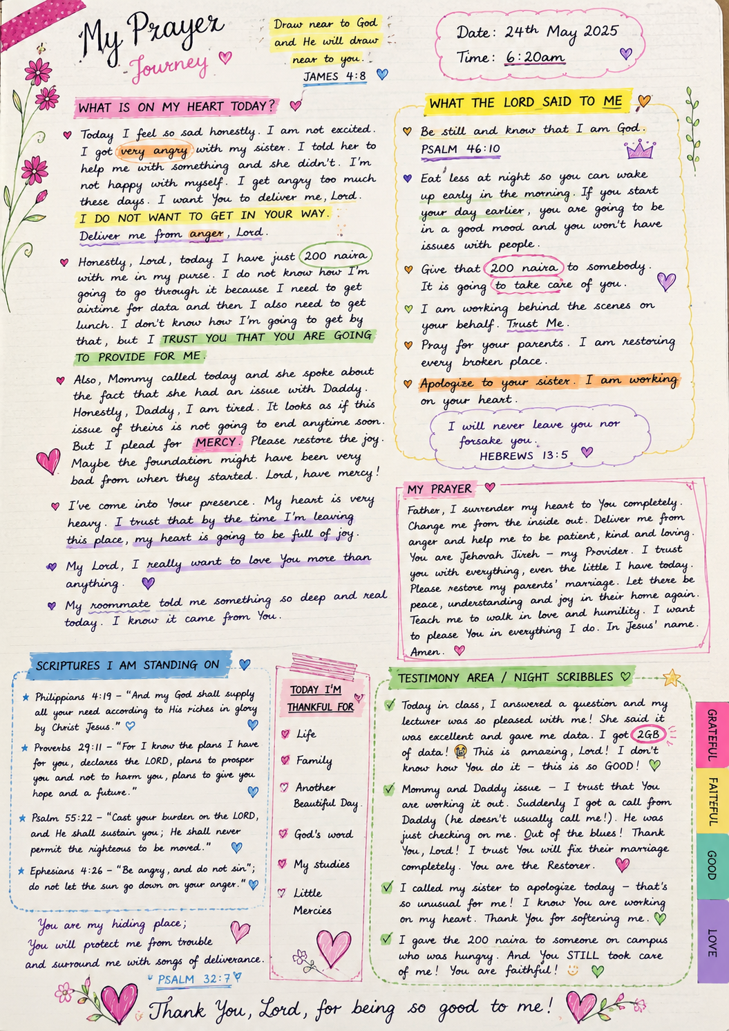 Deep Reasons You Should Journal Your Prayers & Testimonies