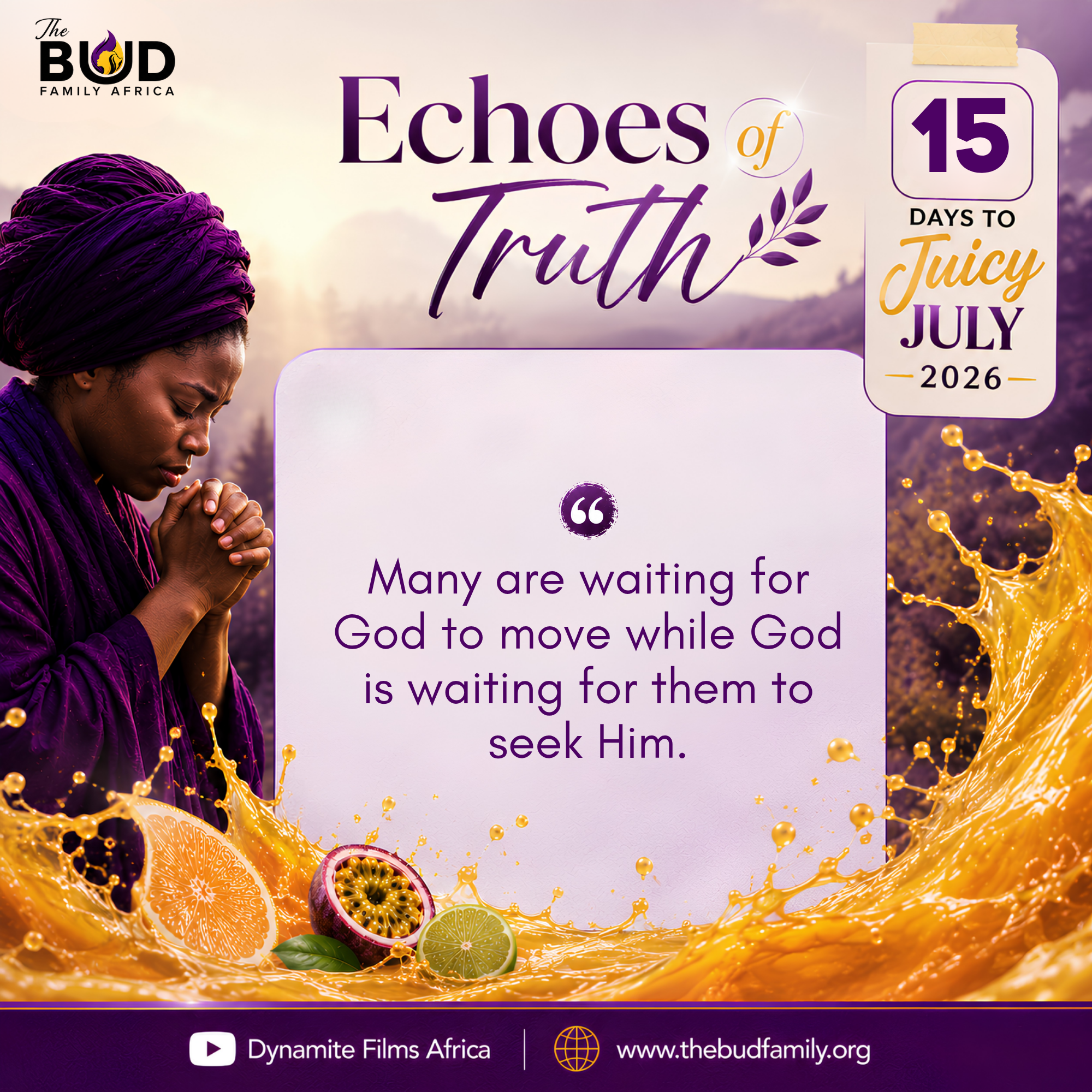 Stop Waiting for God to Move