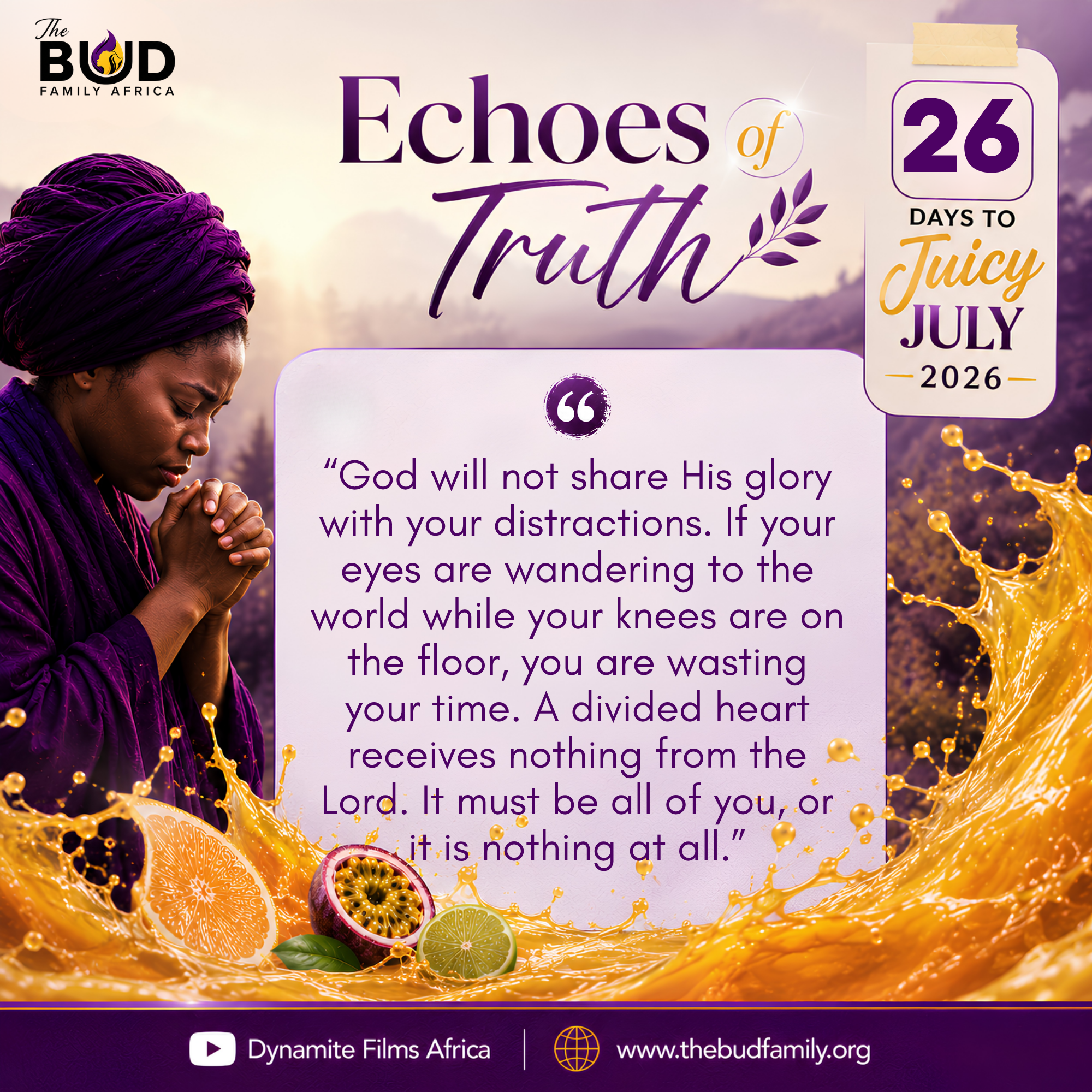 Deal With Your Judas Heart Before Juicy July